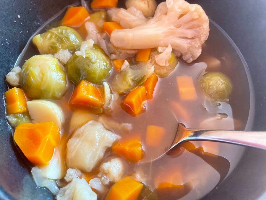 Eine Suppe und das Wetter ist immer noch kalt