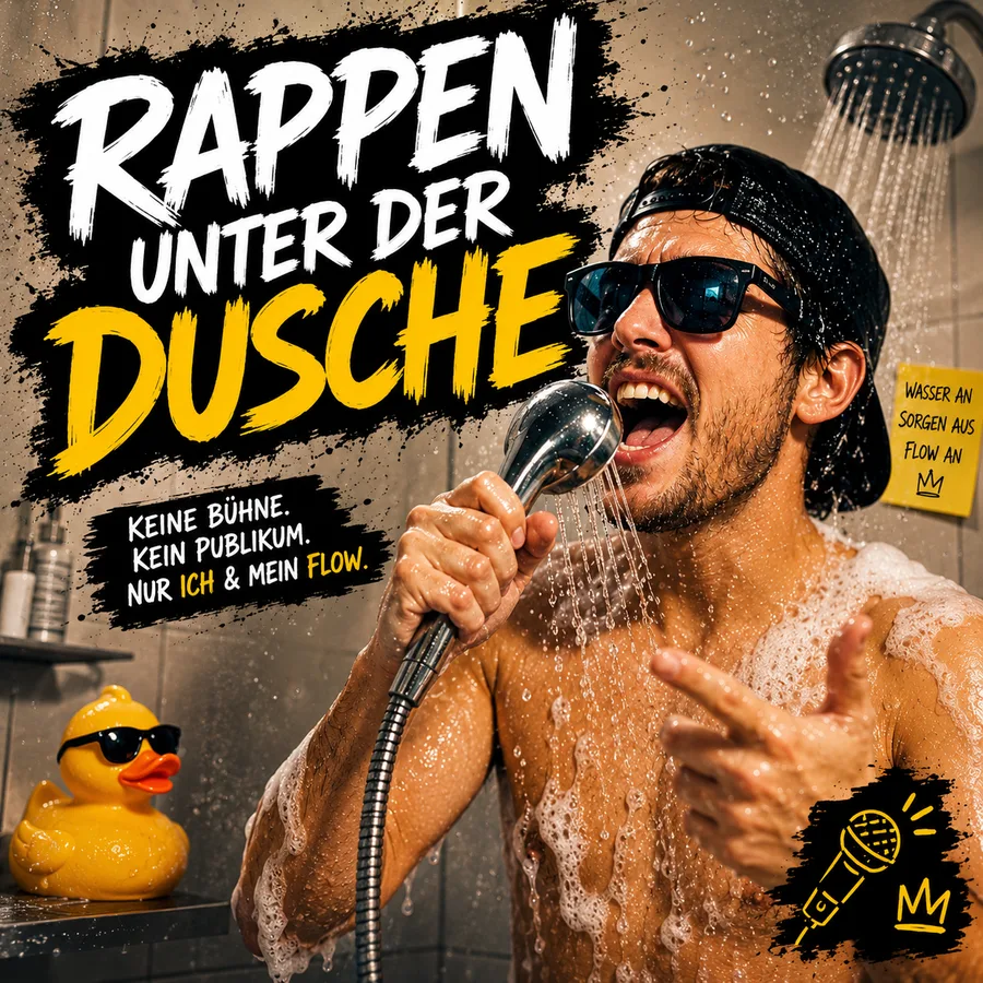 Cover für Song - Rappen unter der Dusche