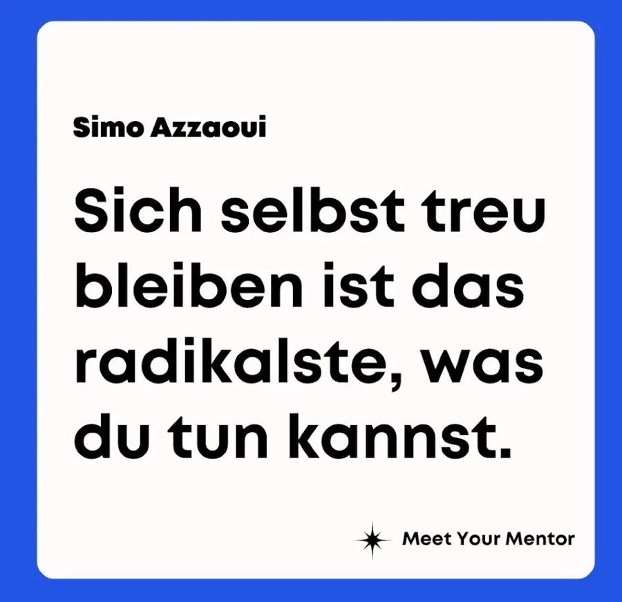 Der erste Gedanke