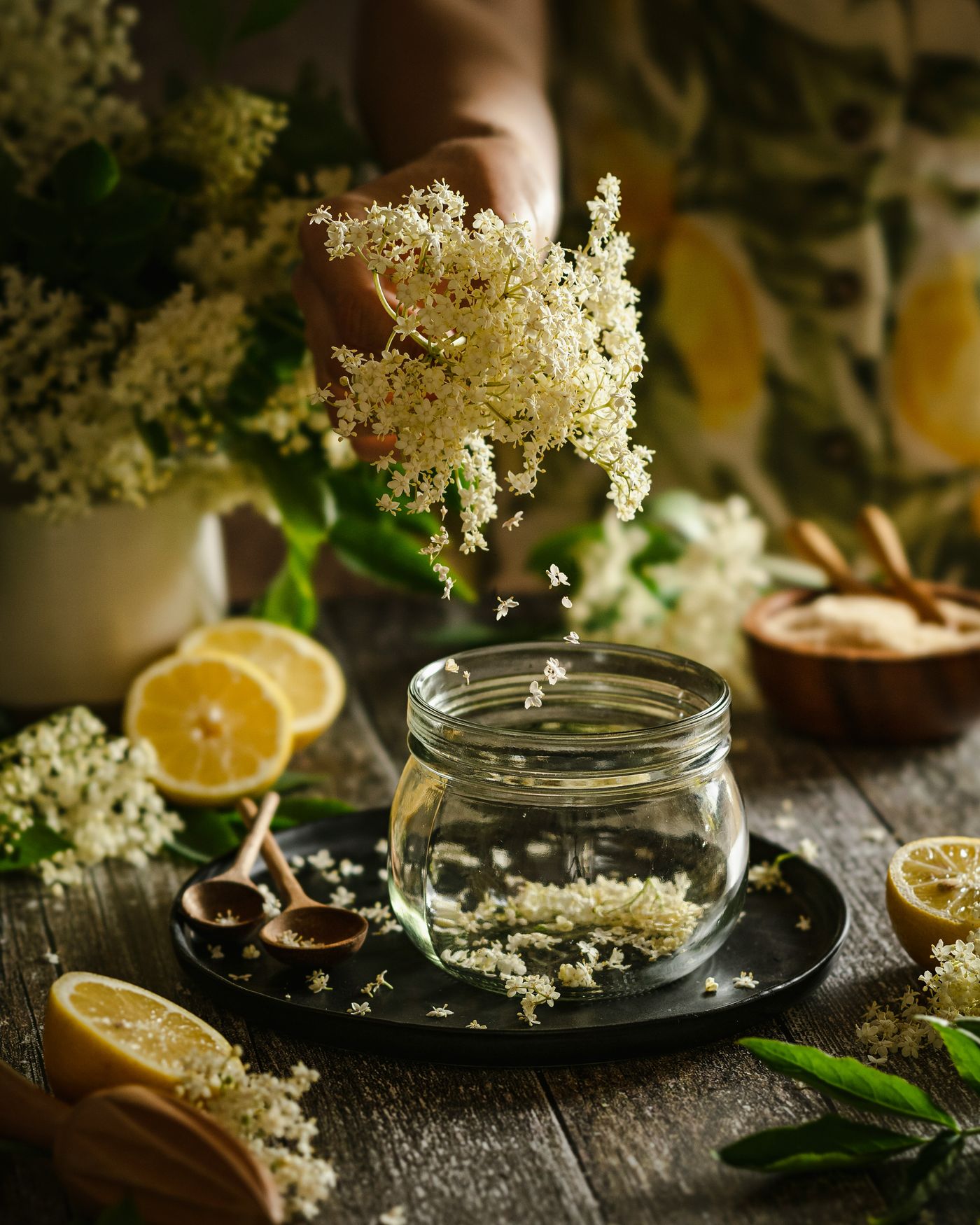 Holunderblütensirup